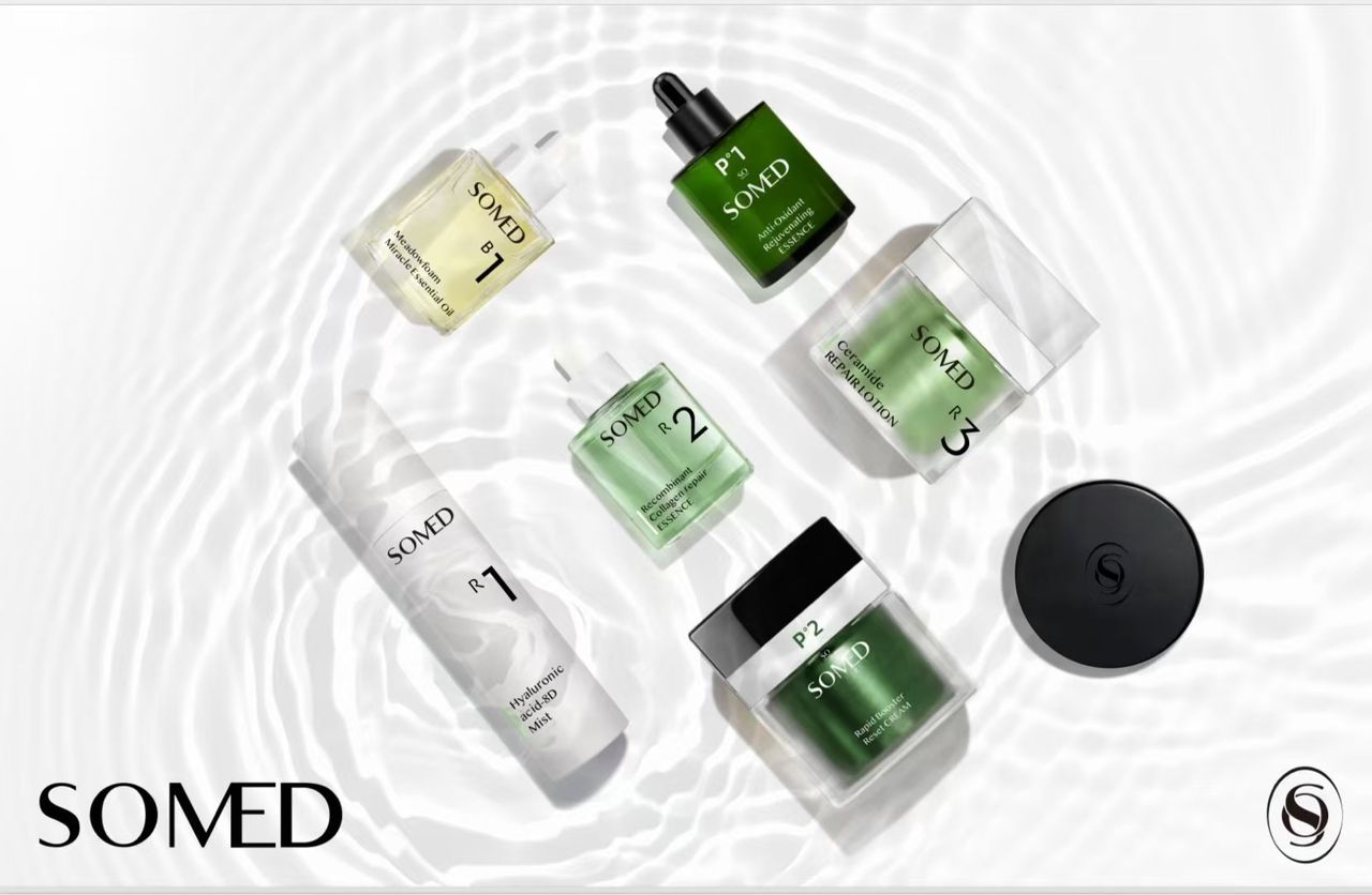 SOMED homecare range on water